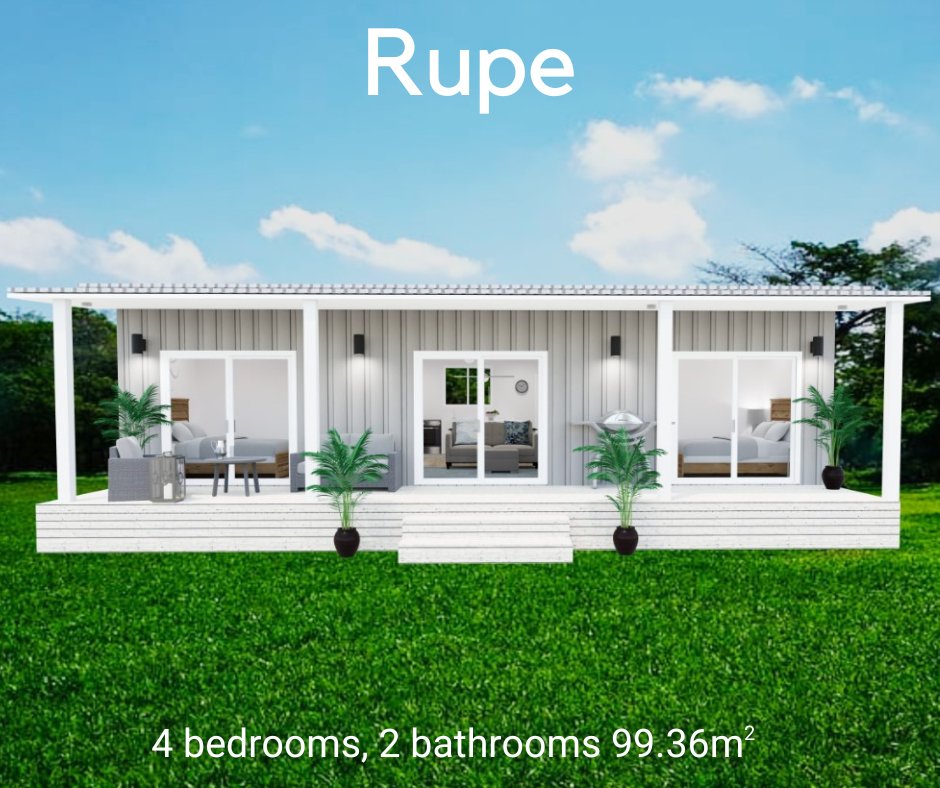 Rupe - 4 Bedroom/2 Bathroom Kitset Home - nextkithome